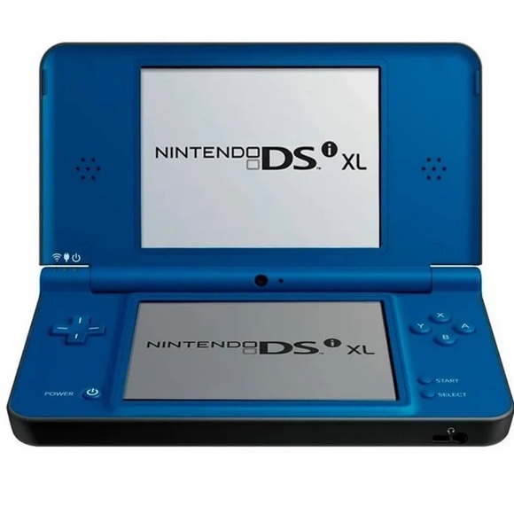 Nintendo DSi XL Console - Cobalt Blue Bundle With Nintendo DS Game - Picture 1 of 10